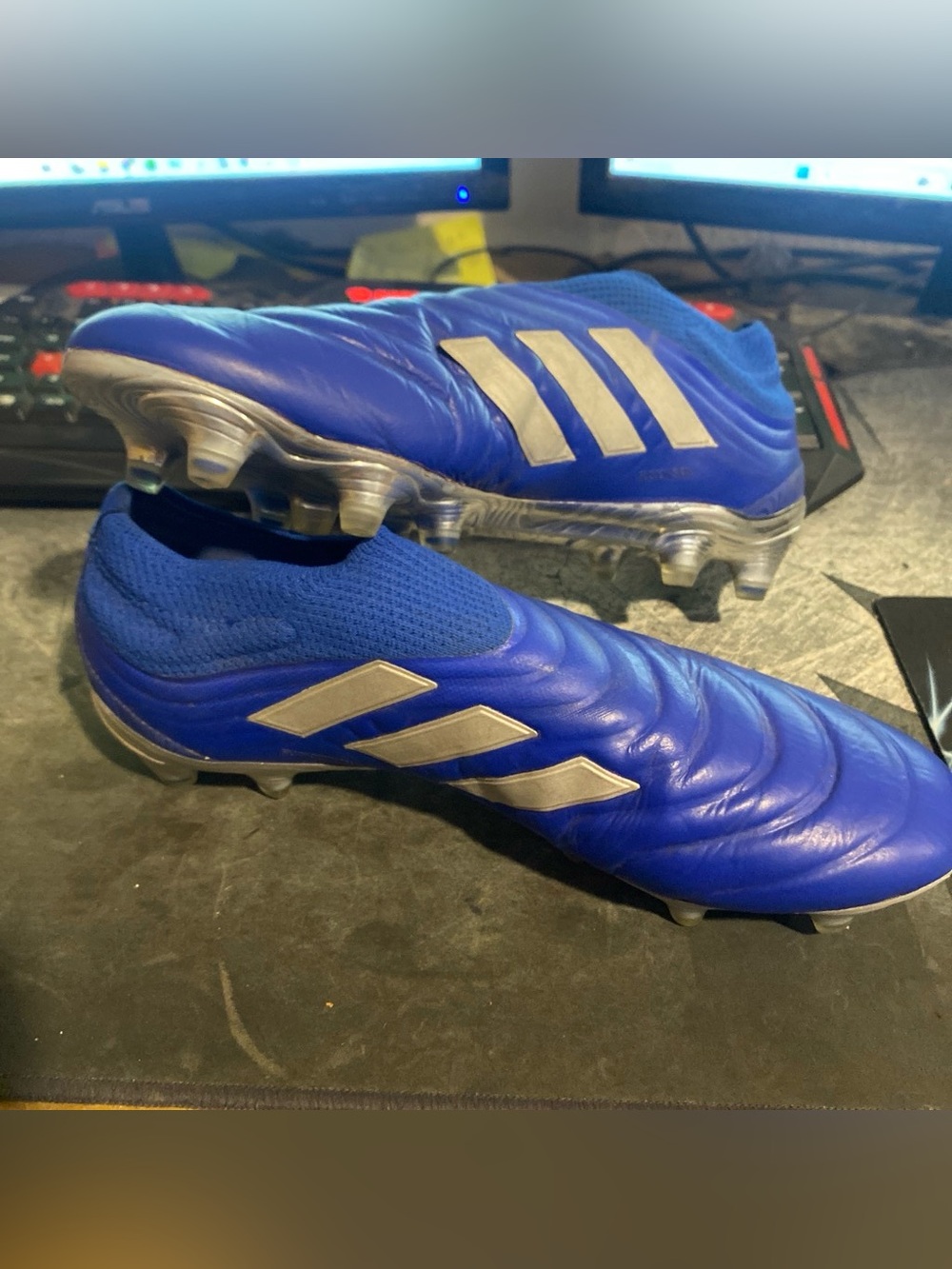 Adidas Copa 20+ FG “InFlight Pack” Blue White Soccer Cleats US Size 9 EH0877 - Picture 4 of 8